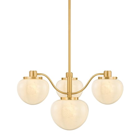 Mitzi 3 Light Kehlani Chandelier Aged Brass H1101803-AGB