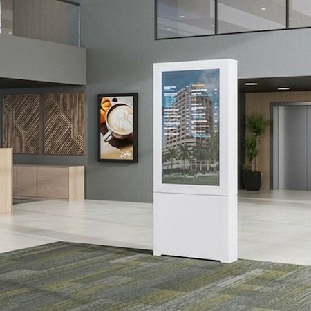 Chief 43" PORTRAIT FLOOR-KIOSK, BLACK LF43UBP