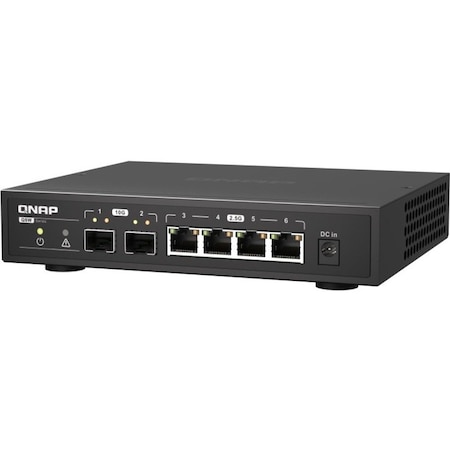 Qnap DESKTOP QSW-2104-2S-US, UNMANAGED SWITCH, 4 P QSW-2104-2S-A-US