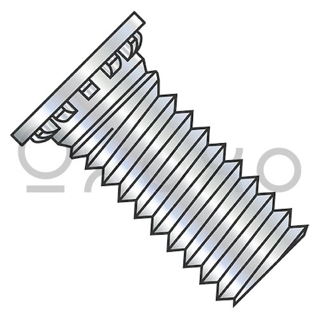 Oxoxo 3/8-16X1 Self Clinching Stud Full Thread Hardened Steel Heat Treat Zinc And Bake, 500PK 333858