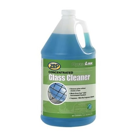 Zep Liquid Glass Cleaner, 1 gal., Blue, Odorless, Bottle, 4 PK 103623