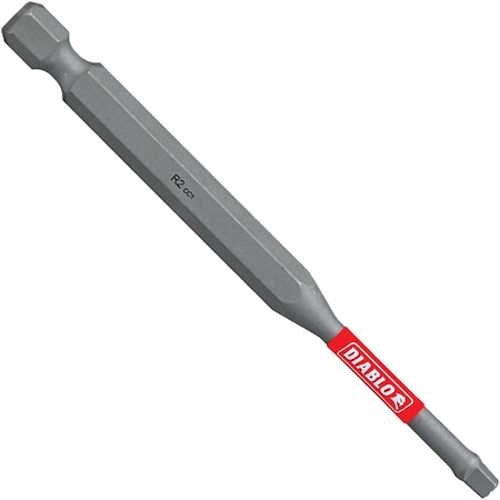 Diablo No, 2 Square Recess 3-1/2'' Power Impact Screwdriver Bit DSQ235P1