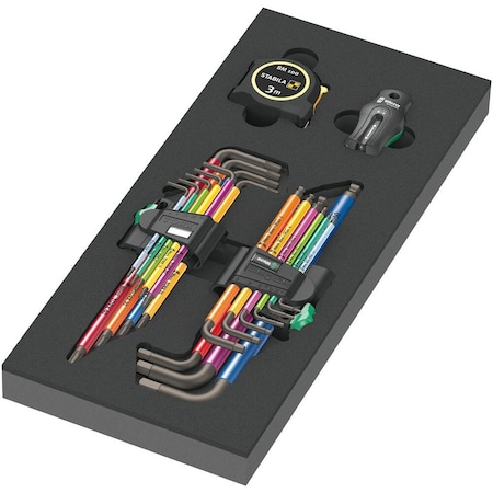 Wera 9740 Foam insert L-key set 1, 20 pieces 5150140001