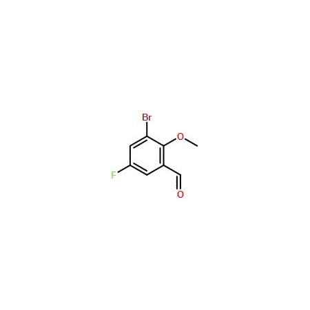 Ak Scientific 3-Bromo-5-fluoro-2-methoxybenzaldehyde (1g), CAS 1009093-60-0 Y3512-1g