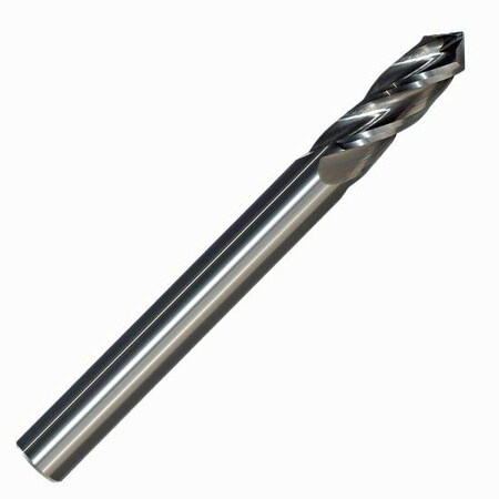 Monster Tool 4 Flute Drill Mill, 1/4in diameter, 30 Deg included angle, AlTiN Finish 208-420250