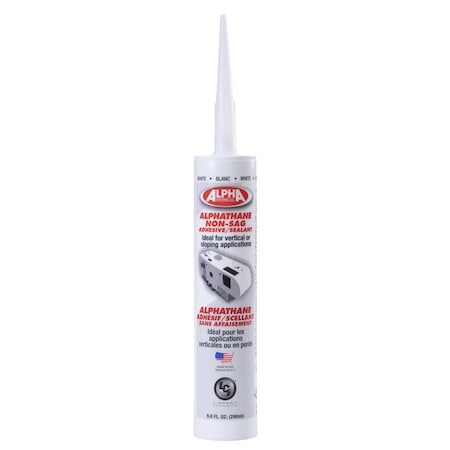 Lippert 5160 WHITE ALPHATHANE NON-SAG SM - 9.8 OZ TUBE 862162