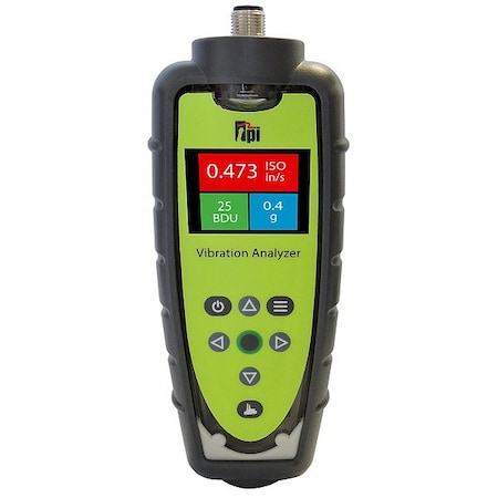 Test Products International Vibration Meter, +/-5%Acc, LED 9084