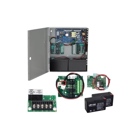 Von Duprin 4A Power Supply, 4 Relay Option Board, Plug-in Fire Alarm Relay, Battery Backup Board Only PS904-4R-FA-BB