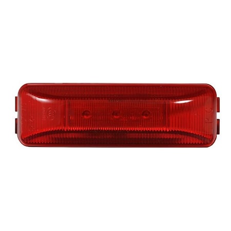 Grote Lighting Red LED Clearance Marker Light, 12V, Rectangular, Polycarbonate,  MKR4710RPG