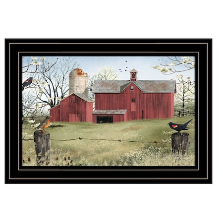 Homeroots Harbingers of Spring 2 Black Framed Print Wall Art 404365