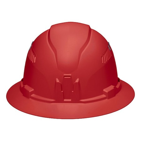 Klein Tools Hard Hat, Full Brim, Red 60921