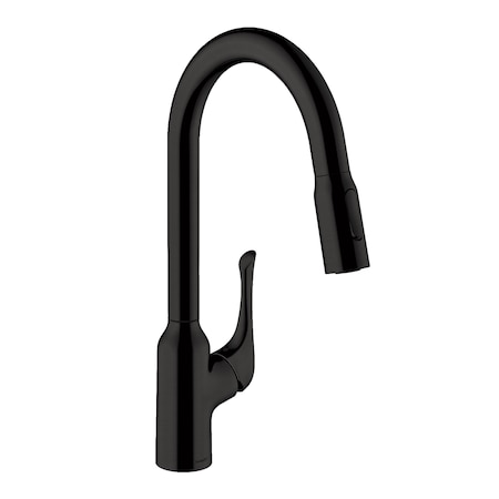 Hansgrohe Allegro N HighArc Kitchen Faucet, 2-Spray Pull-Down, 1.75 GPM in Matte Black 71843671