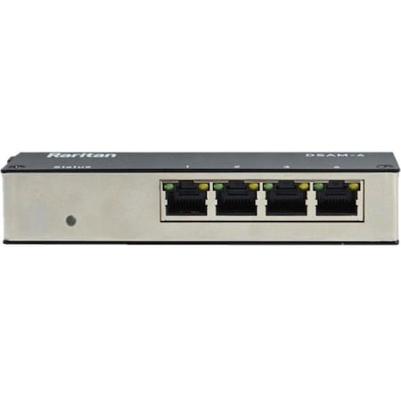 Raritan 4-PORT MODULE WITH TRUE SERIAL ACCESS TO 4 SERIAL DEVICES. ZERO-U DEVICE THAT C DSAM-4