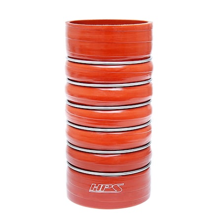 Hps Performance 4 in ID x 12 in L, 4-Ply Aramid Silicone Ultra High Temp Charge Air Cooler CAC Hump Coupler Hose Hot CAC-400-L12-HOT