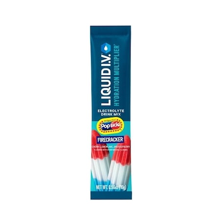 Liquid I.V. Popsicle Firecracker Hydration Multiplier Electrolyte Drink Mix, 0.56 Ounce, 96PK LVS-8018