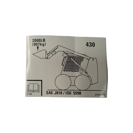 Cnh DECAL, CNH OEM 87459020 87459020