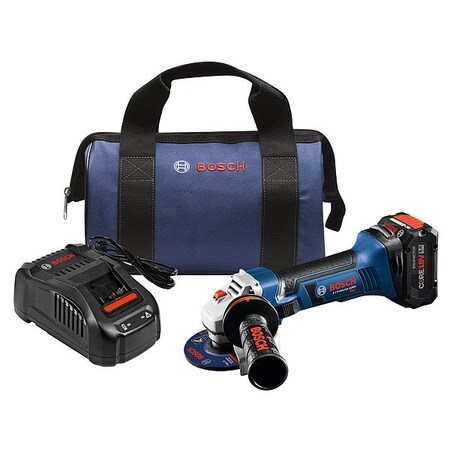 Bosch Angle Grinder Kit, 4 1/2" Wheel, Type 27 GWS18V-45B15
