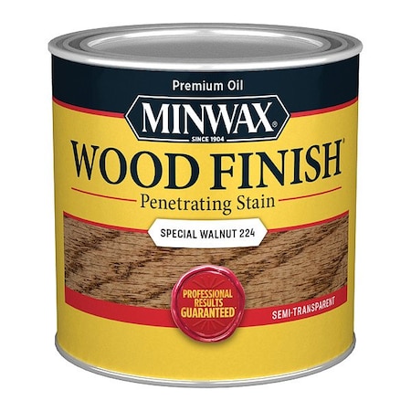 Minwax Wood Stain, 0.5 pt, Special Walnut 222404444