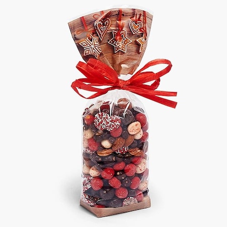 Nashville Wraps Gingerbread Hard Bottom 1.4 mil Cello Bags, 2.75x2x10.5, 100PK 99802