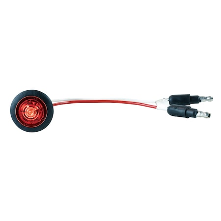 Grote Clearance Marker Light, LED, Red, 12VDC 49332