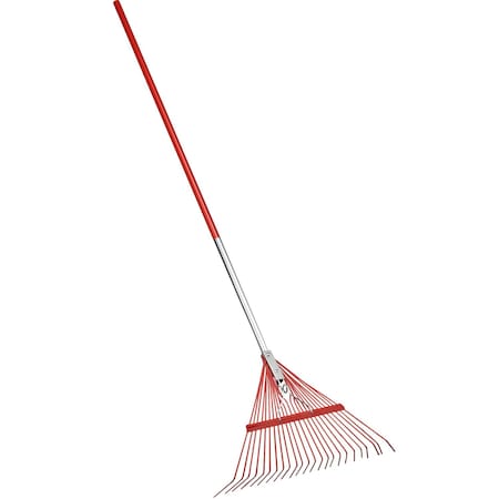 Corona Tools Spring Brace Rake, 24 in. Head, 24 Tines, Aluminum Handle RK 24061