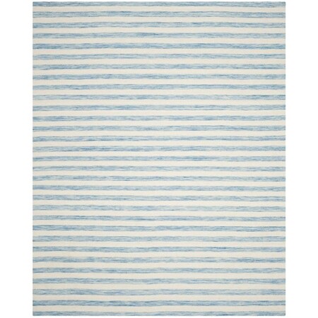 Safavieh Dhurries Large Rectangle Area RugAqua & Ivory 8 x 10 ft. DHU575C-8