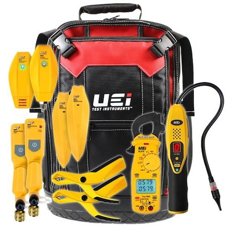 Uei Test Instruments Multimeter Clamp On Kit, Refrig Detect 510KIT