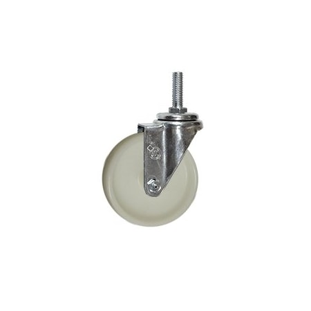 Service Caster 5 Inch Nylon Wheel Swivel 1/2 Inch Threaded Stem Caster SCC-TS20S514-NYS-121315