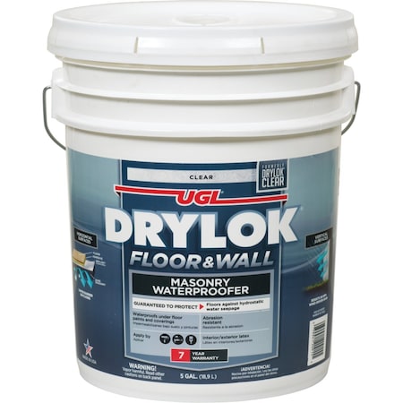 Drylok Clear Floor & Wall Masonry Waterproofer 5 Gal. 831982