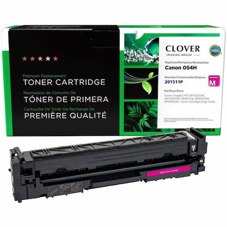 Cig Clover Imaging Remanufactured High Yield Magenta Toner Cartridge for Canon 054H 3026C001 201511P
