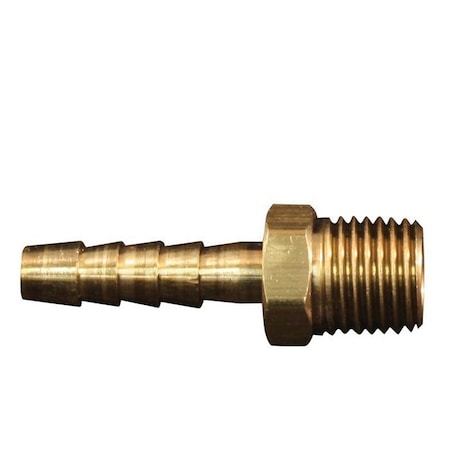 Milton Hose End Fitting, 1/4 in MNPT x 5/16 in Hose 601