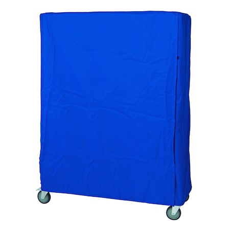 Quantum Storage Systems SOLID 4 SHELF MOBILE CART 24X48X69 GALVANIZED M2448SG46-CC