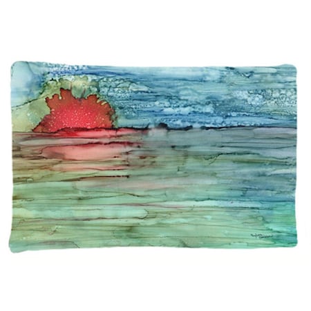 Carolines Treasures Abstract Sunset on the Water Fabric Standard Pillowcase 8984PILLOWCASE