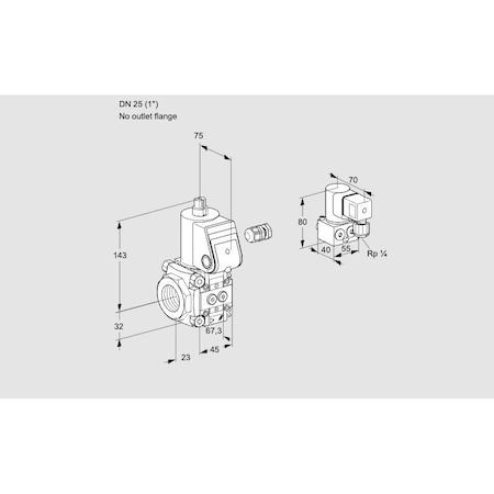 Honeywell Kromschroder VAS125/-R/NW KS88012896