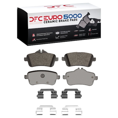 Dfc 5000 Euro Ceramic Disc Brake Pad Set, 1600-1630-01