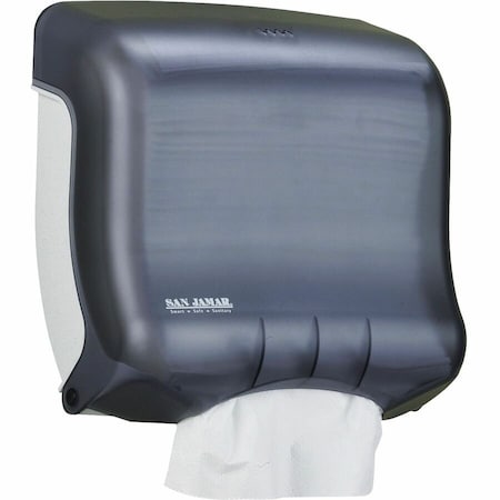 San Jamar UltraFold Towel Dispenser, 11.5'' x 11.5'' x 6'', Black, 6PK T1750TBK