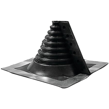 Hercules Hercules Retro Master Flash 14049 Roof Flashing, 1/4 to 4 in, EPDM 8 x 8 in 14049