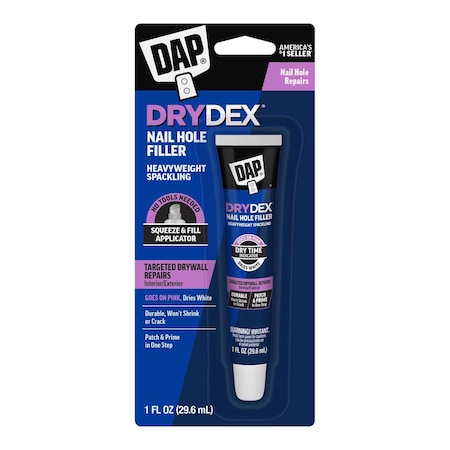 Dap DryDex Ready to Use Pink/White Nail Hole Filler 1 fl. oz. 7079800944