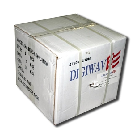 Dynamicfunction TygerWire 1000-Ft RG59 Coaxial Cable - Black DY3542812