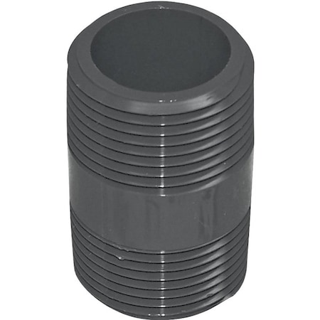 Genova LASCO 207020BC Pipe Nipple, 34 in, IPS, PVC, SCH 80 Schedule, 2 in L P-34-2