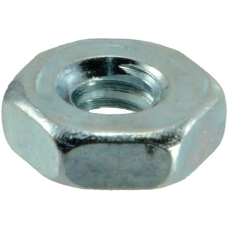 Midwest Fastener Hex Nut, #6-32, Steel, Grade 2, Zinc Plated 3748