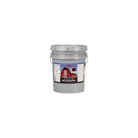 Majic Paints Barn and Fence Paint, Flat, Classic Red, 5 gal Pail 8-0047-5