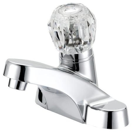 Boston Harbor Lavatory Faucet, 1.2 gpm, 1-Faucet Handle, 3-Faucet Hole, Metal/Plastic, Chrome Plated F4510043CP