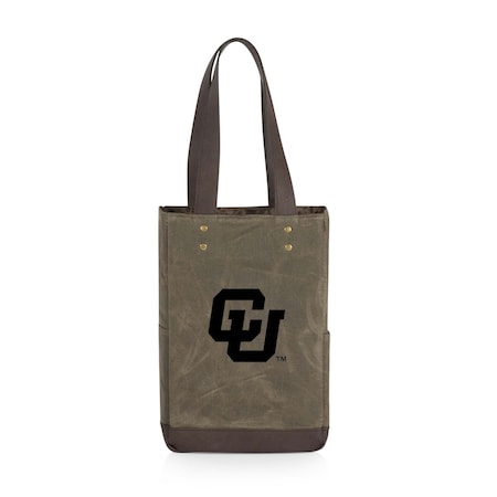 Picnic Time Family Of Brands NCAA Colorado Buffaloes 2 Bottle Insulated Wine Bag 536-02-140-124-0