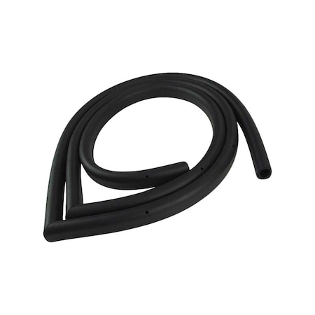 K&M Mfg Main Door Frame Seal for John Deere 30-50 Sound-Gard Series Tractors Black Rubber 3354
