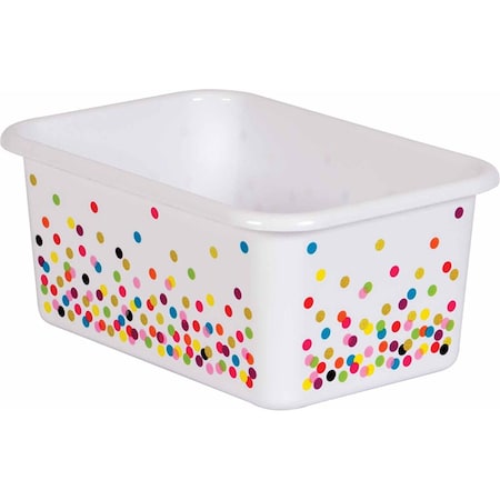 Roomfactory Confetti Small Plastic Storage Bin - 3 Each RO1731299