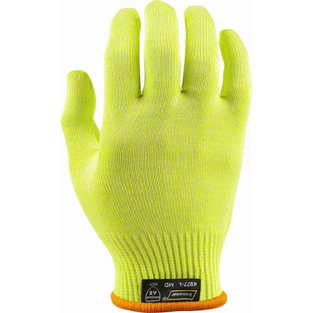 Ironwear 13 Gauge Multi Fiber Knit A8 Cut Resistant Glove, Lime, 2X-Large 4977-L-2XL