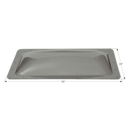 Icon RV Skylight SL1430 - 30in x 14in x 4in, Smoke 12117