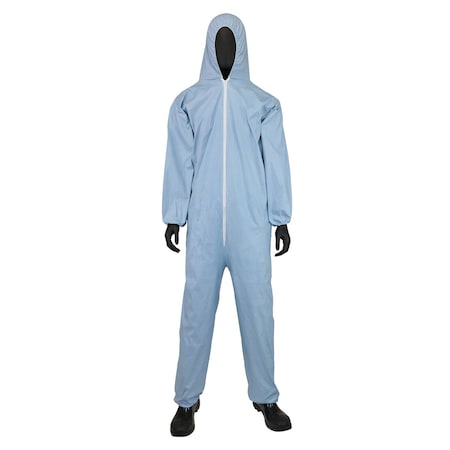 Pip Posi-Wear Flame Resistant Coverall with Hood, Elastic Wrists and Ankles, 80 gsm, 25PK 3106/XL