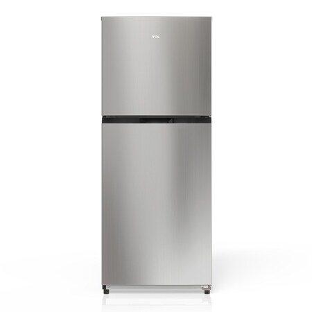 Tcl 10.1 Cu. Ft. Double-Door Refrigerator with Freezer, Silver TRT10T4AL